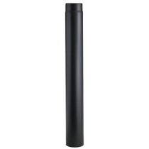 TN1601000 - Tubo per stufa a legna verniciato nero sp. 2mm L 1mt diam. 160mm 