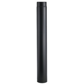 TN150250 - Tubo per stufa a legna verniciato nero sp. 2mm L 250mm diam. 150mm 