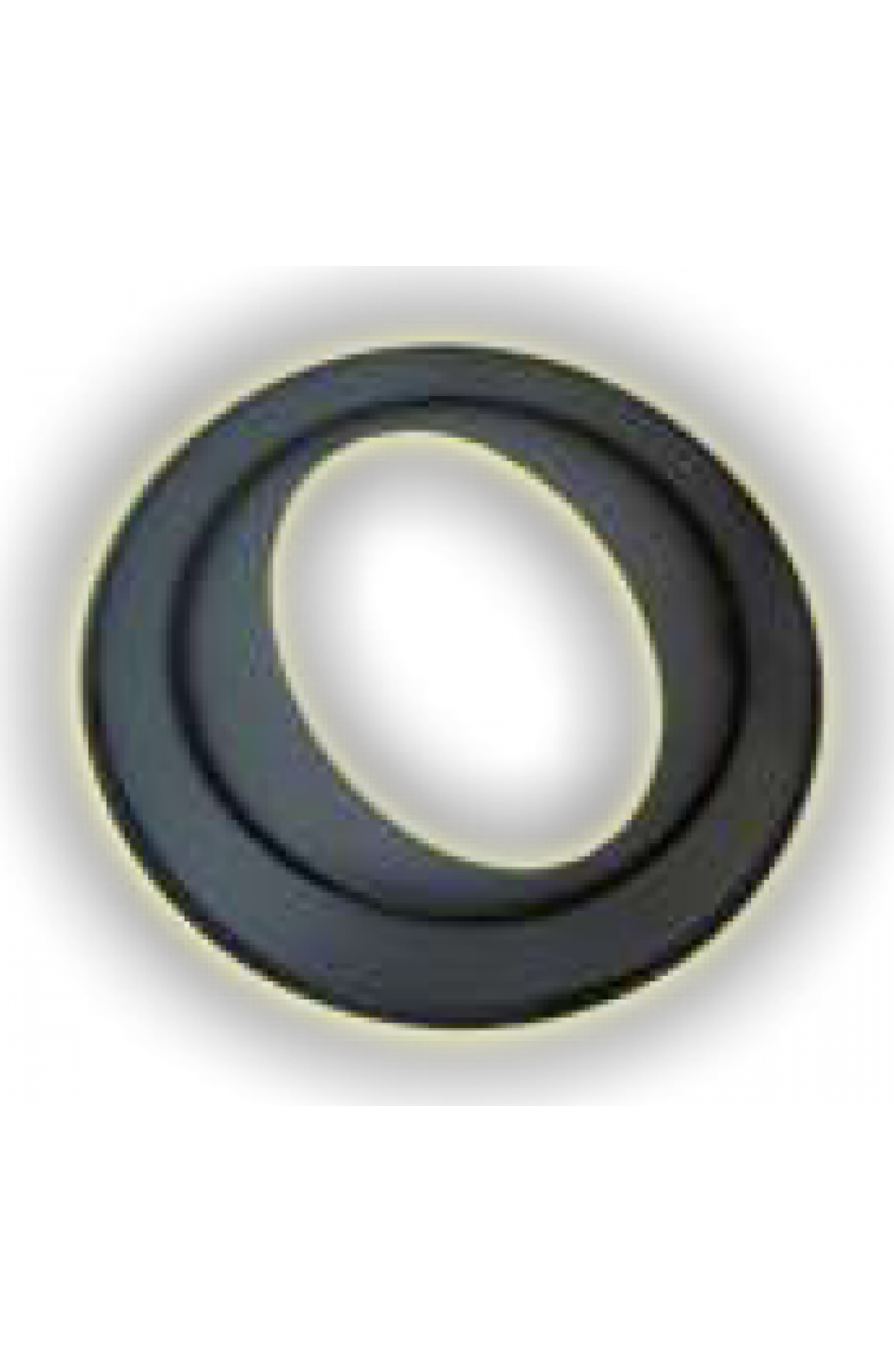 TNROS8045 - Rosone per stufe pellet nero ellittico diam. 80mm